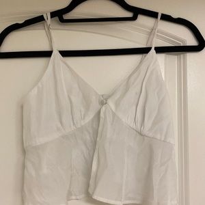 Pacsun, Size:XS, White Crop Top Cami